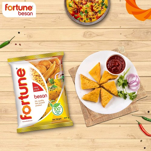 Fortune Chana Besan, Made from 100% Chana Dal 100% Taste, 1kg