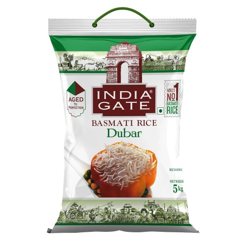 India Gate Basmati Rice Dubar 5 kg / 6 Kg (Weight May Vary)